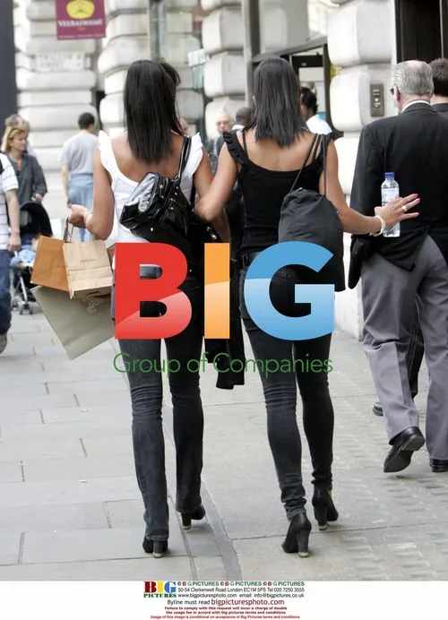 Cheeky Girls shopping in London