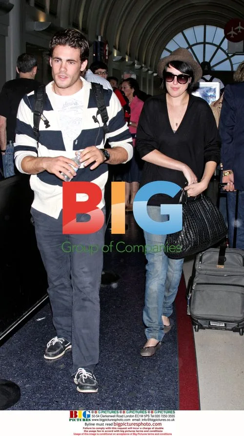 Rumer Willis and Michael Alberti at LAX