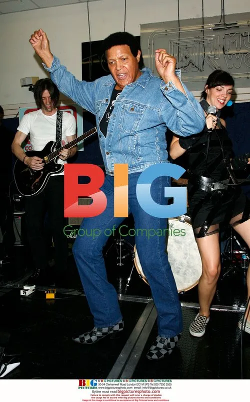 Chubby Checker Performs and Signs Albums