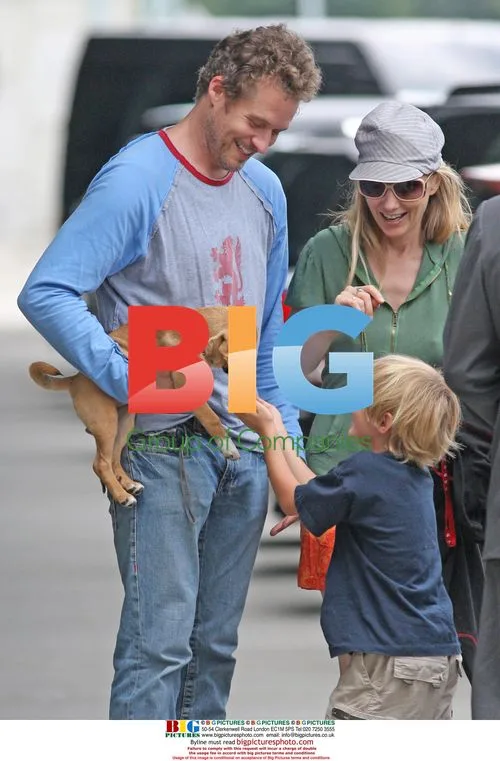 Anne Heche and BF James Tupper with son and new puppy