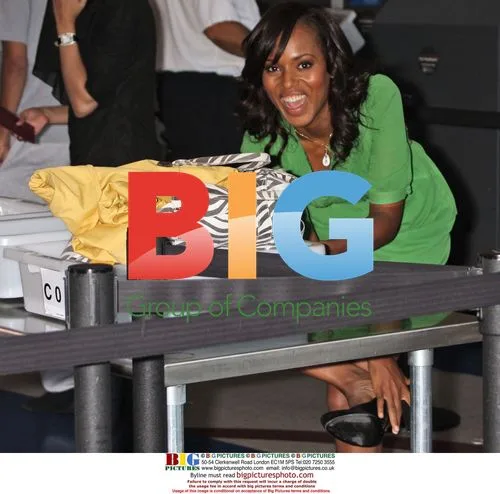 Kerry Washington departs LAX