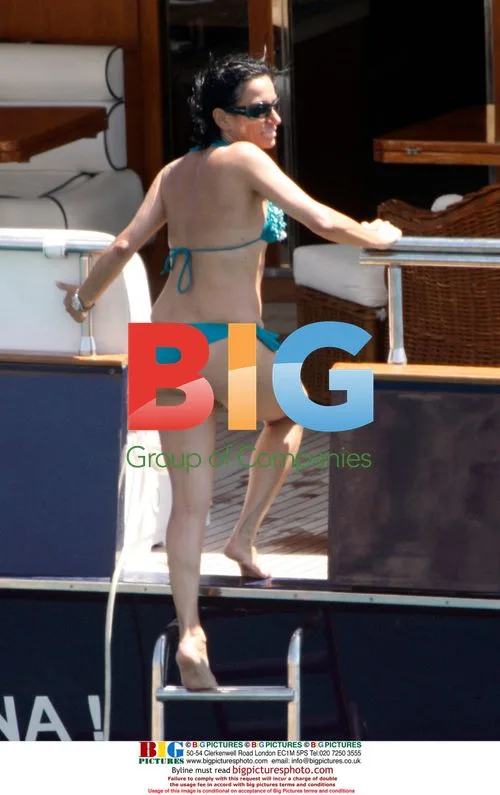 Nancy Dell'Olio Enjoys Yacht Vacation
