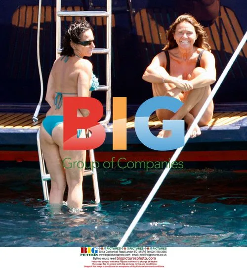Nancy Dell'Olio on Greek Yacht