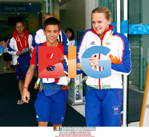 Divers Tom Daley and Tonia Couch at Olympics