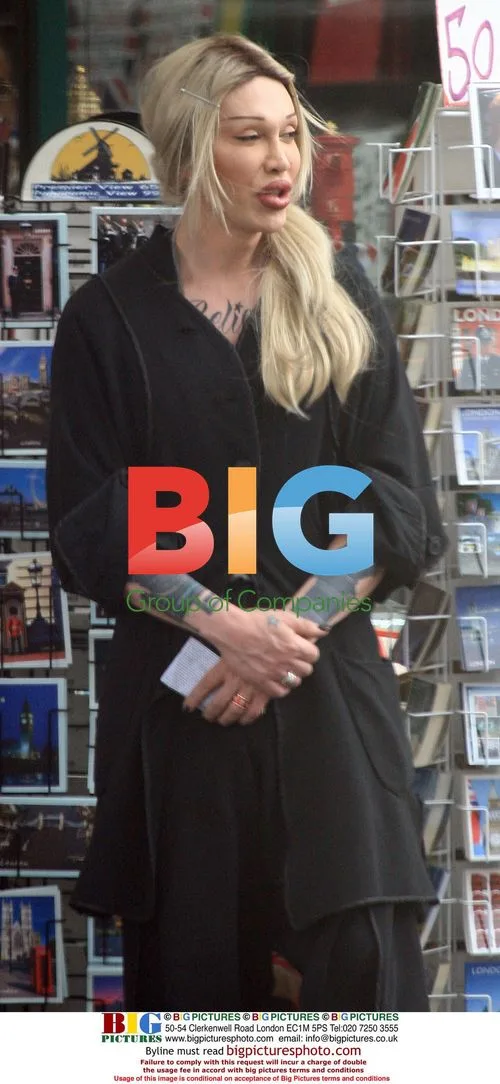 Pete Burns and Michael Simpson out shopping