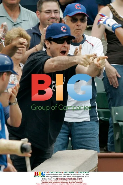 Actor John Cusack at Chicago Cubs game