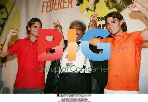 Federer and Nadal at Grapple in the Apple event