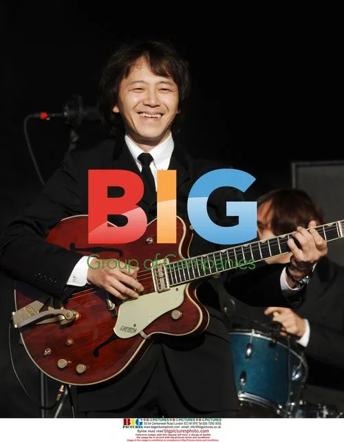 Hajime Kubo of The Silver Beats performs