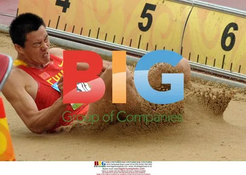 China's Qi Haifeng competes in high jump