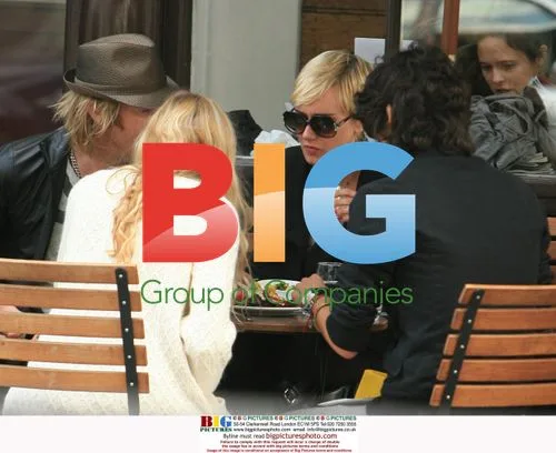 Kimberly Stewart and Rhys Ifans Lunch in London