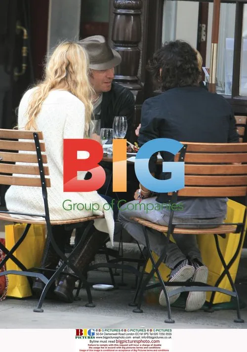 Kimberly Stewart and Rhys Ifans lunch in London