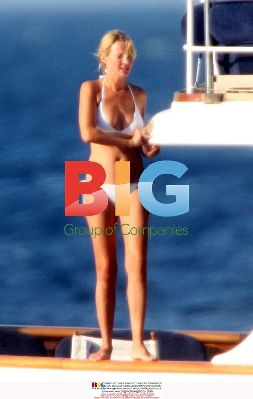Uma Thurman and Celebrities in Italy