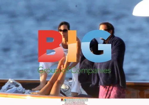 Uma Thurman, Arpad Busson, Liam Neeson and Natasha Richardson in Italy
