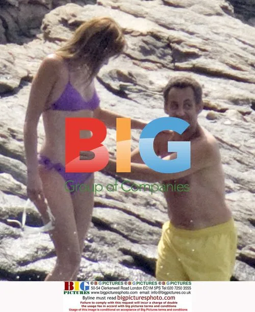 Sarkozy and Bruni on Holiday