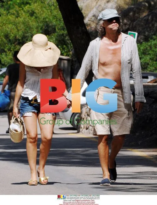 Bob Geldof and Jeanne Marine on Vacation