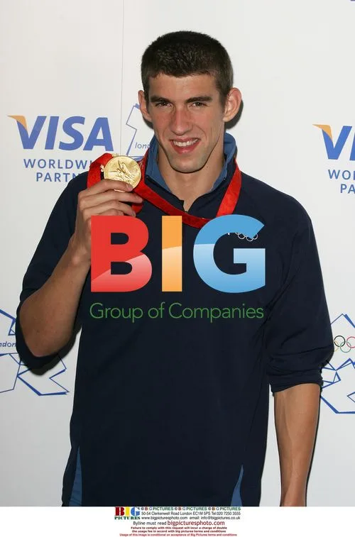 Michael Phelps at London press conference