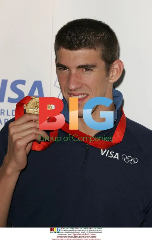 Michael Phelps at London Press Conference