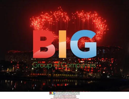 Fireworks over the 2008 Beijing Olympics closing
