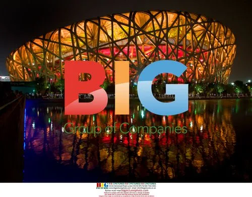 Fireworks over Beijing's Bird's Nest Stadium