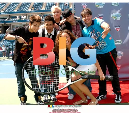 Menudo and Susie Castillo at Arthur Ashe Kids Day