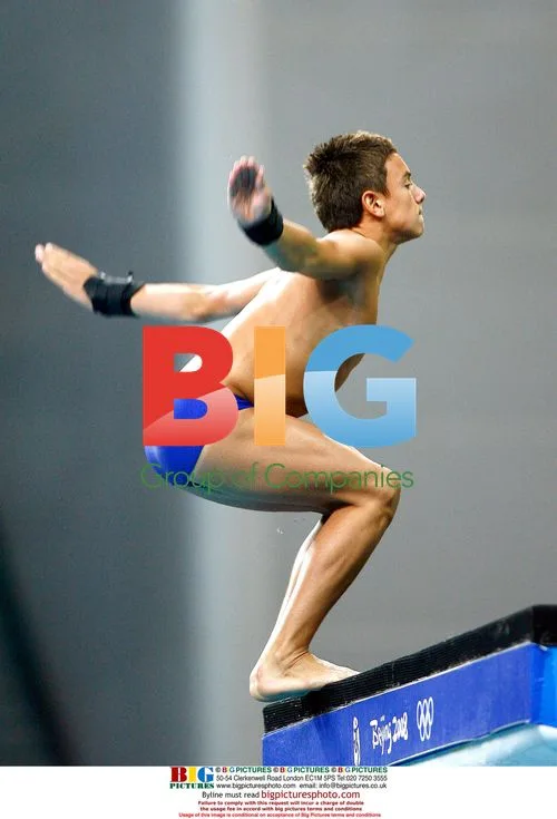Tonia Couch watches Tom Daley at 2008 Olympics