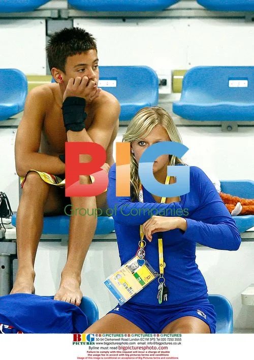 Tonia Couch watches Tom Daley at 2008 Olympics
