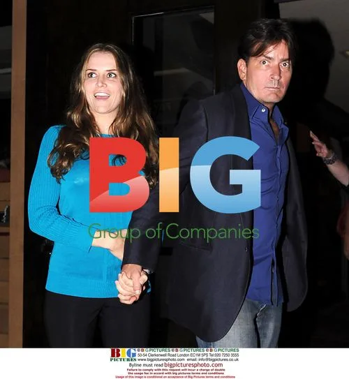 Charlie Sheen and Brooke Mueller out