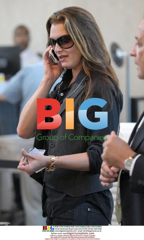 Brooke Shields at LAX