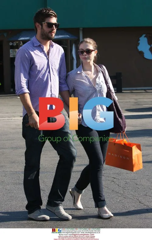 Michelle Trachtenberg with boyfriend in Malibu