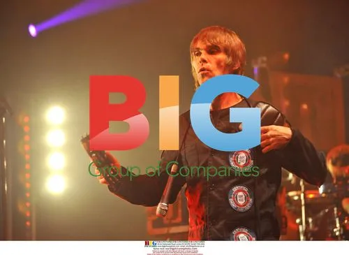Ian Brown performs at Creamfields Festival
