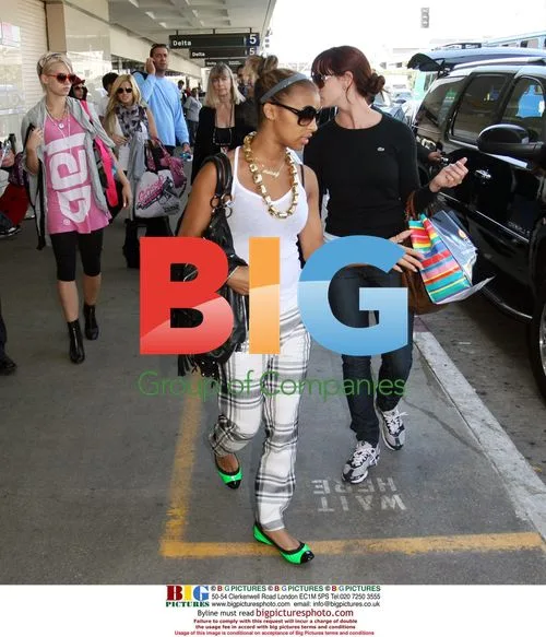 Pussycat Dolls Arrive at LAX