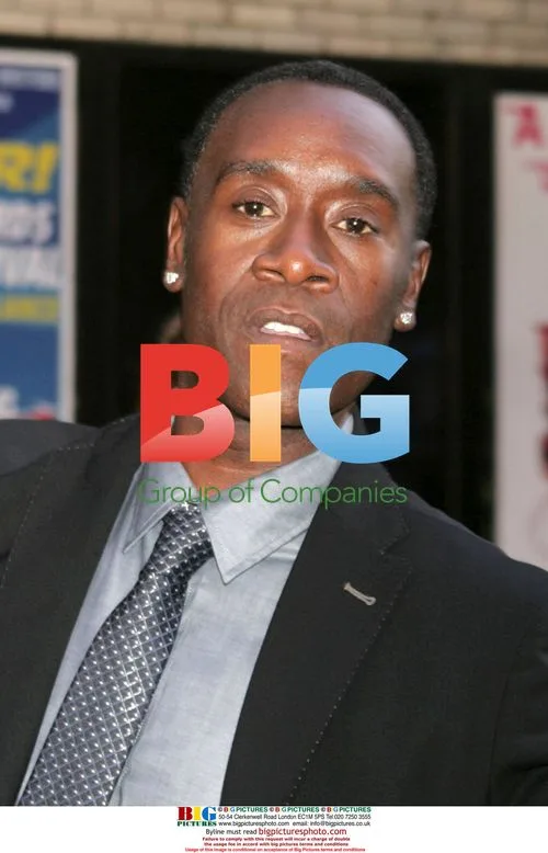 Don Cheadle Poses After 'The Late Show'
