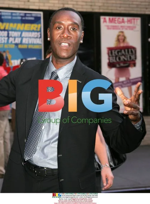 Don Cheadle at The Late Show taping