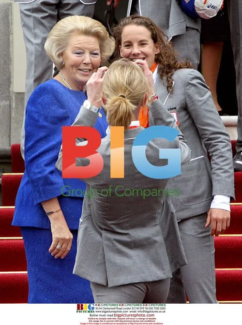 Queen Beatrix Welcomes Dutch Olympians