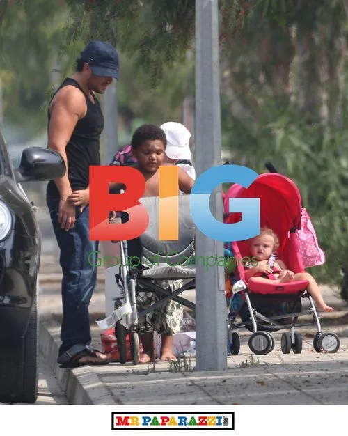 Peter Andre and kids on Cyprus holiday