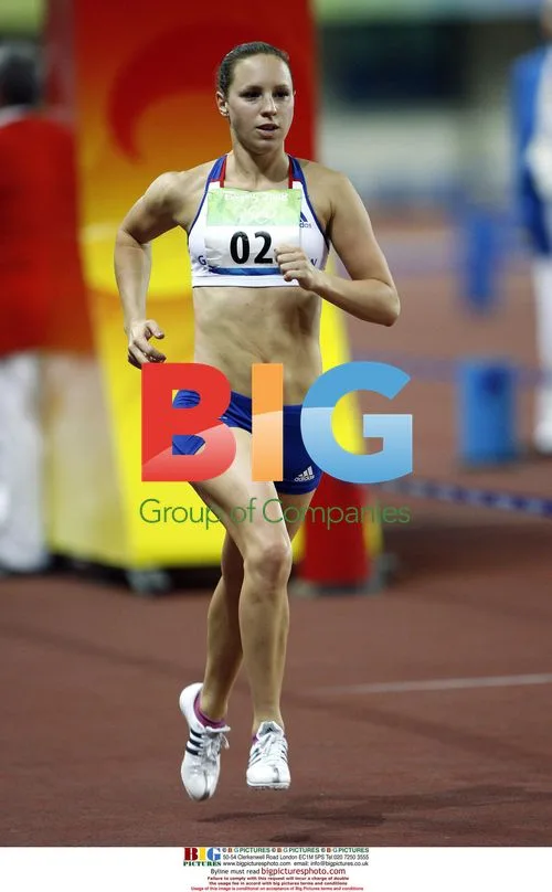 Heather Fell (GBR) in Modern Pentathlon 3000m at 2008 Olympics