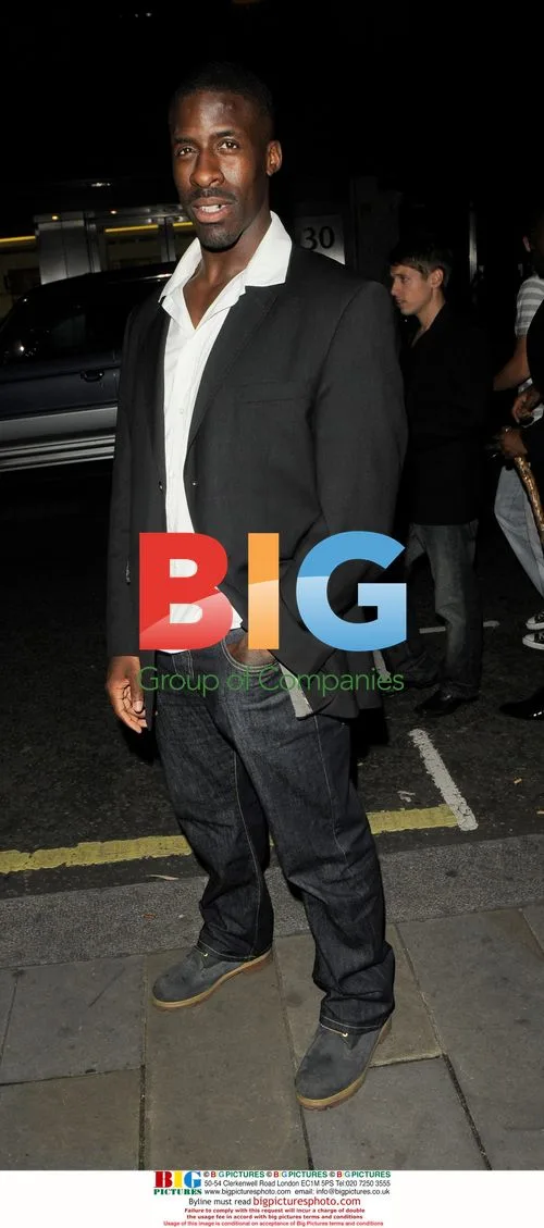 Athlete Dwain Chambers at Embassy Club