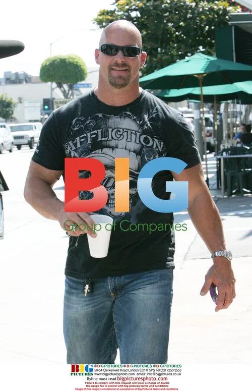 Steve Austin getting coffee in West Hollywood