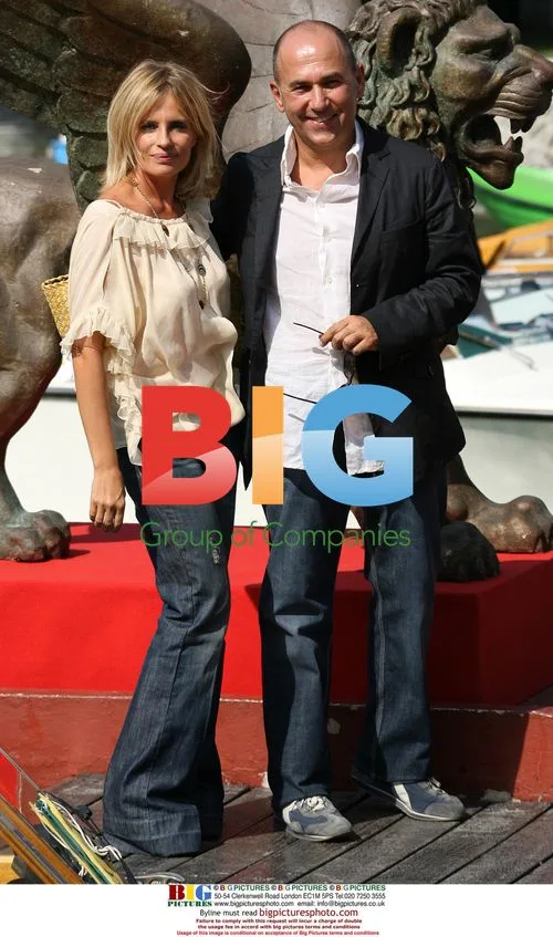 Ferzan Opzetek and Isabella Ferrari at 65th Venice Film Festival