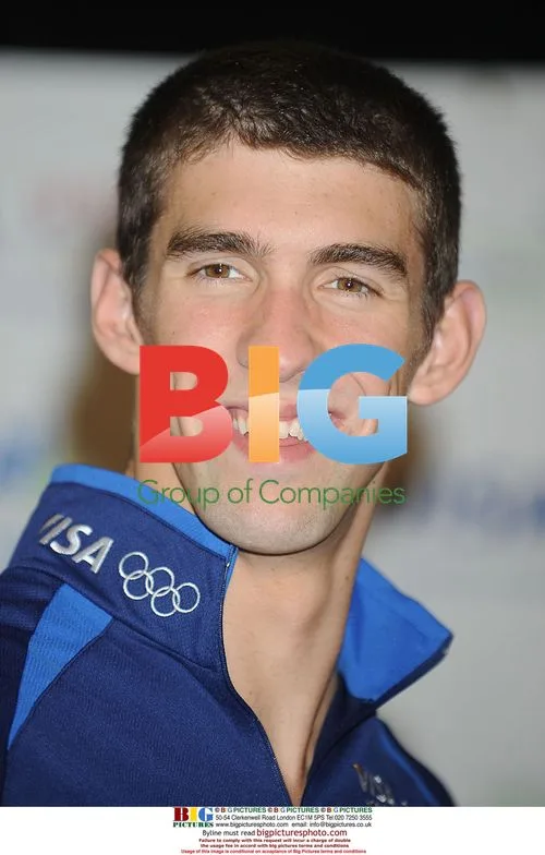 Michael Phelps at Visa Grant Press Conference
