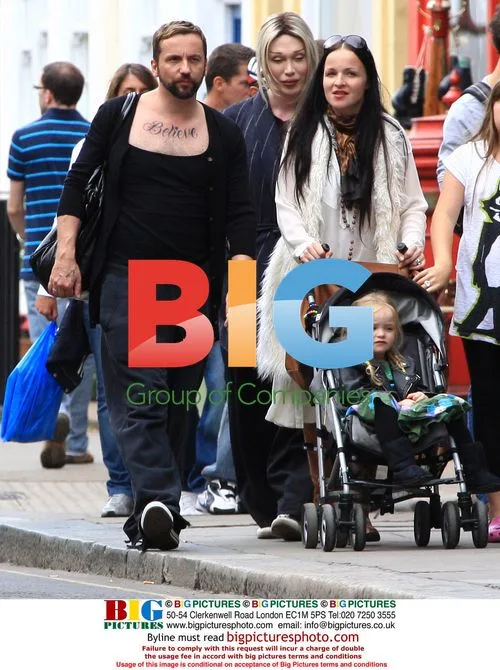 Pete Burns and boyfriend in London