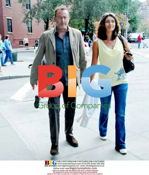 Jean Reno leaves restaurant in NYC