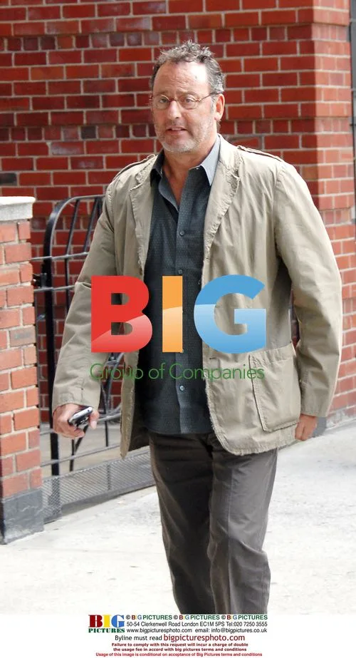 Jean Reno leaves restaurant in NYC