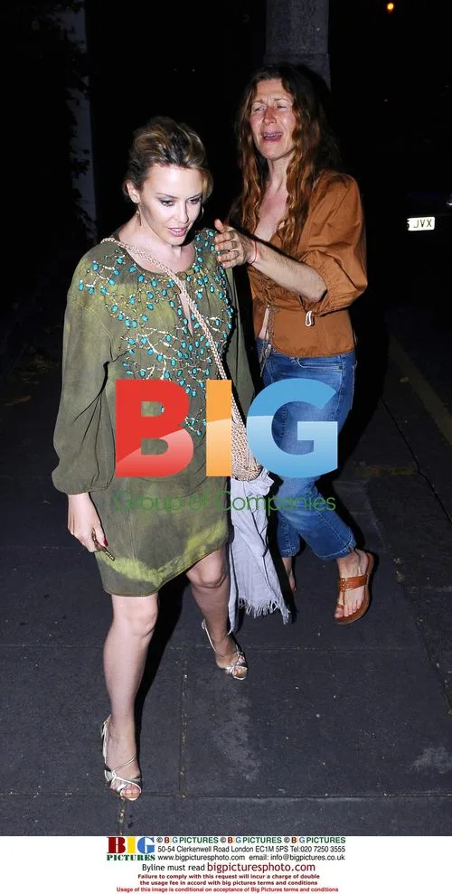Kylie Mingue and Jake Shears dine at Nobu