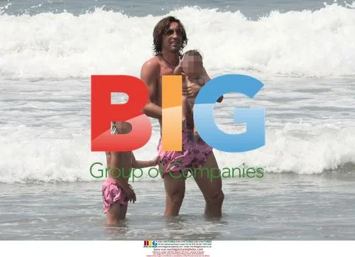 Andrea Pirlo on holiday with family