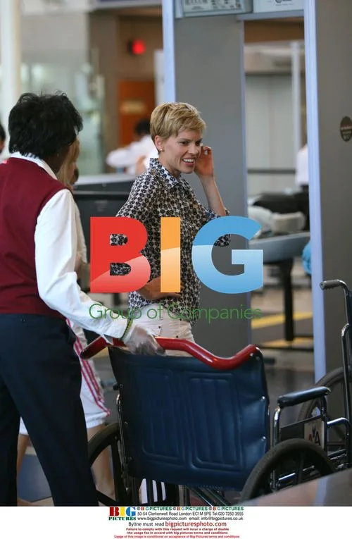 Hillary Swank and John Campisi at LAX