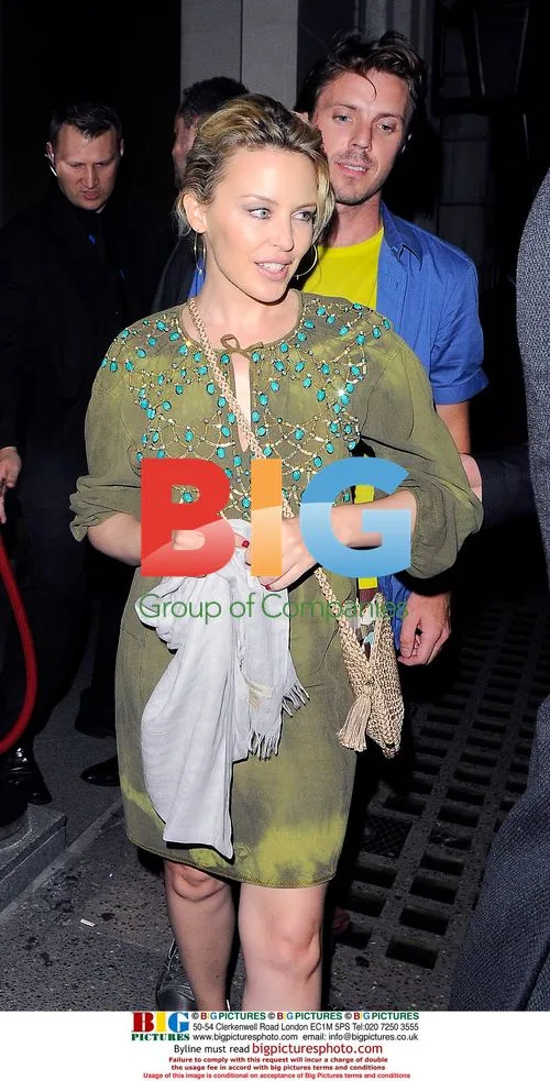 Kylie Mingue and Jake Shears dine at Nobu Berkley