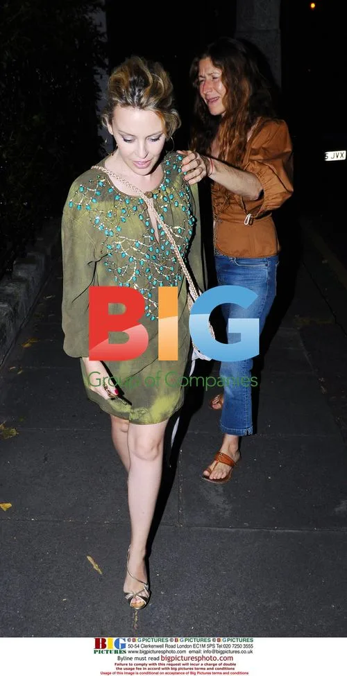 Kylie Mingue and Jake Shears at Nobu