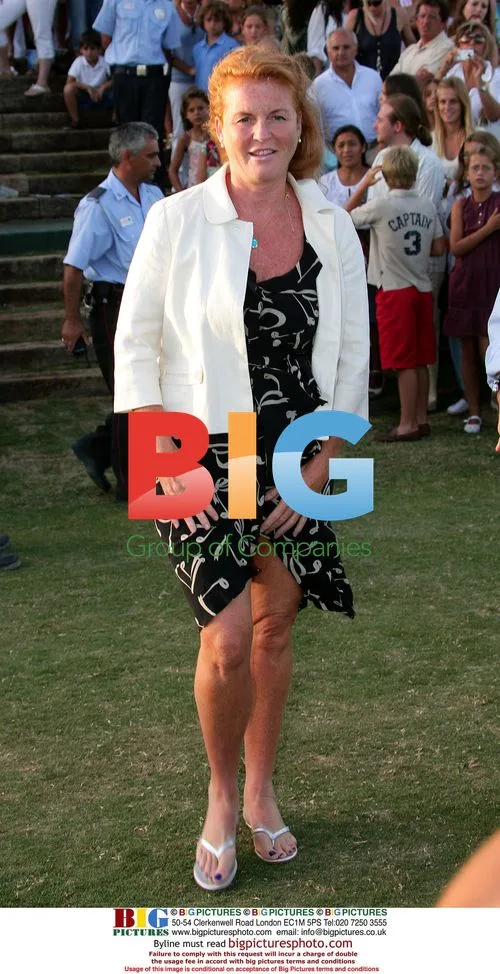 Sarah Ferguson and daughters at Polo d'Oro Cup