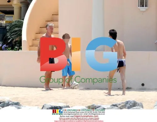 Didier Deschamps on holiday with family